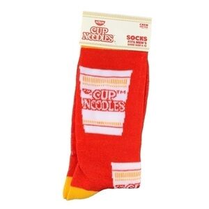 Cup Noodle Socks | NWT Crew Socks | Size Men's 6-12
